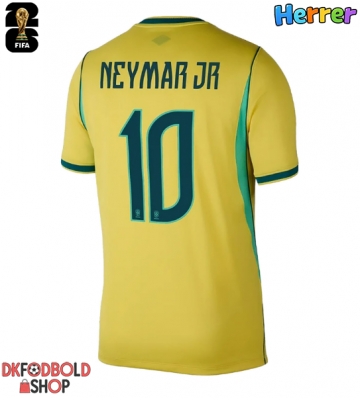 Brasilien Neymar Jr #10 Hjemmebanetrøje VM 2026 Kort ærmer